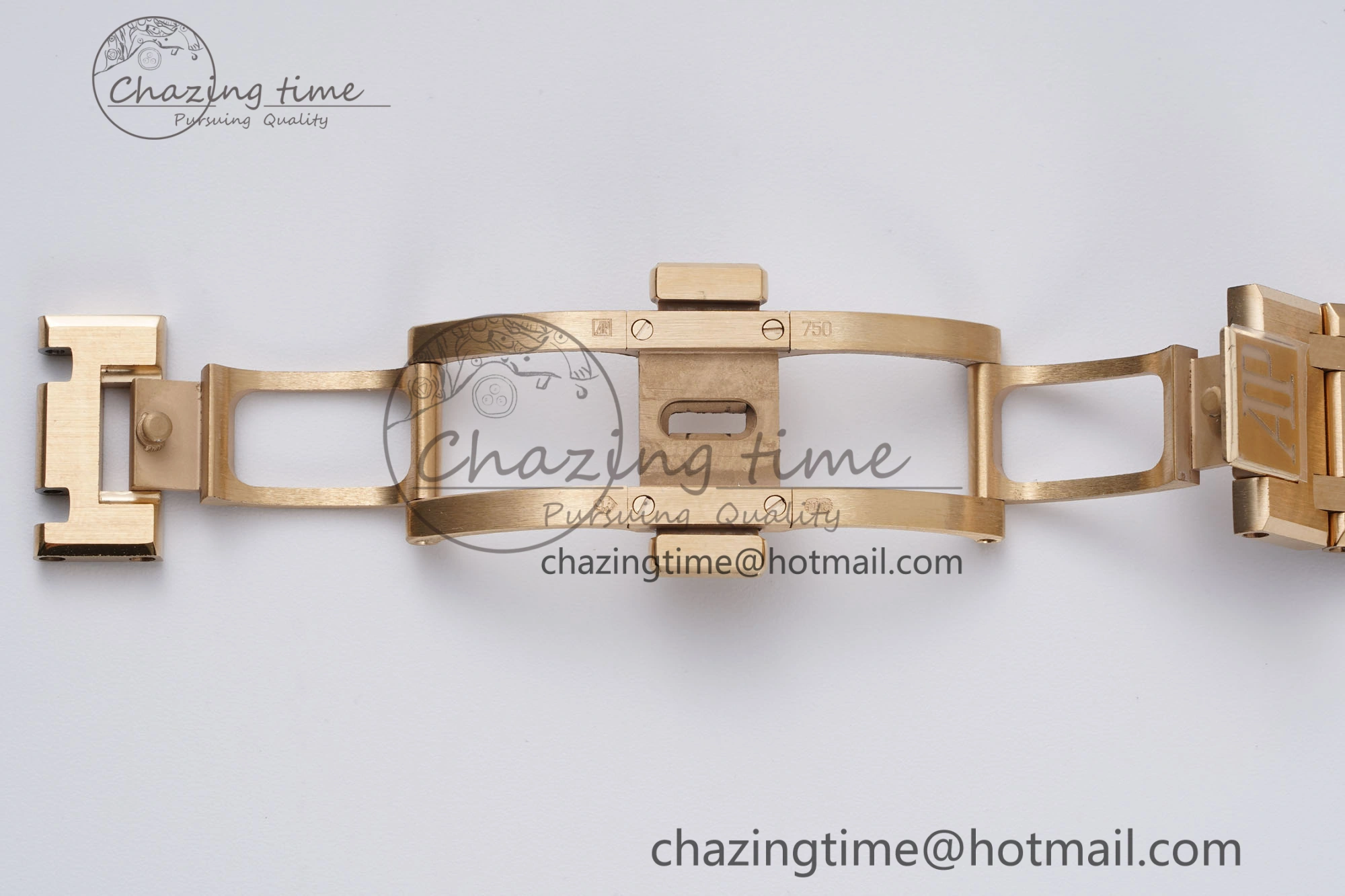 OnTrend Royal Oak 39mm 16202 “50th Anniversary” RG ZF 1:1 Best Edition Gray Textured Dial on RG Bracelet A 4628