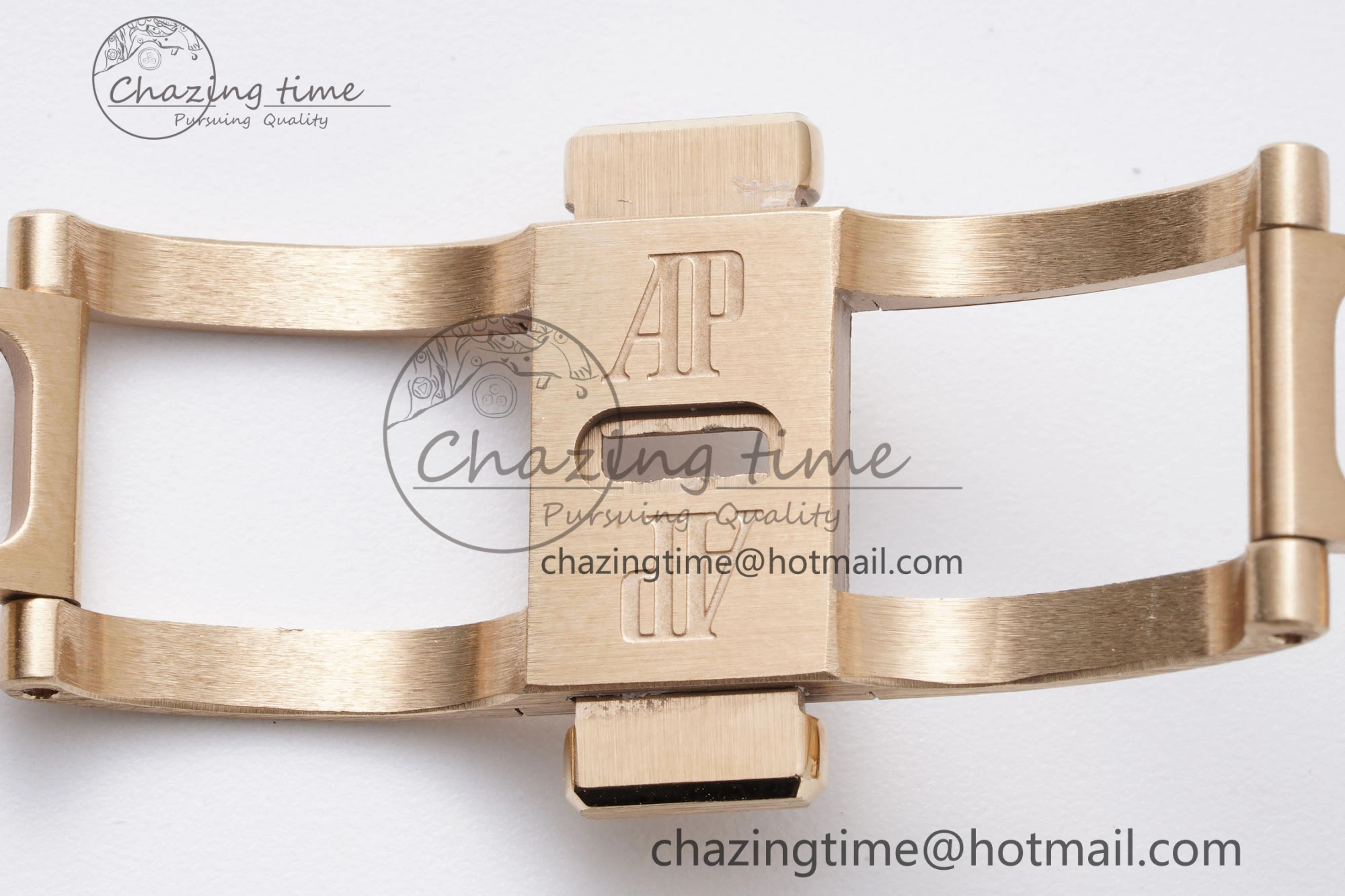 OnTrend Royal Oak 39mm 16202 “50th Anniversary” RG ZF 1:1 Best Edition Gray Textured Dial on RG Bracelet A 4628