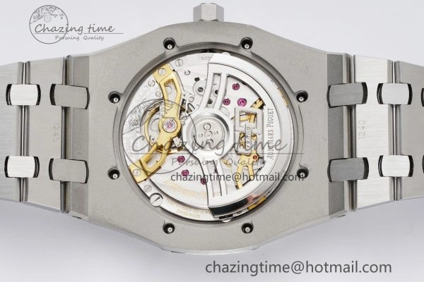 Unisex Royal Oak 39mm 16202 “50th Anniversary” SS ZF 1:1 Best Edition Blue Textured Dial on SS Bracelet A 4627