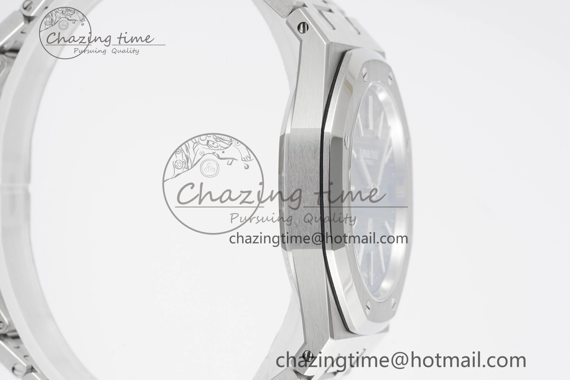 Unisex Royal Oak 39mm 16202 “50th Anniversary” SS ZF 1:1 Best Edition Blue Textured Dial on SS Bracelet A 4627