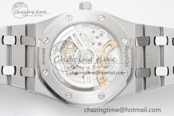 Unisex Royal Oak 39mm 16202 “50th Anniversary” SS ZF 1:1 Best Edition Blue Textured Dial on SS Bracelet A 4627