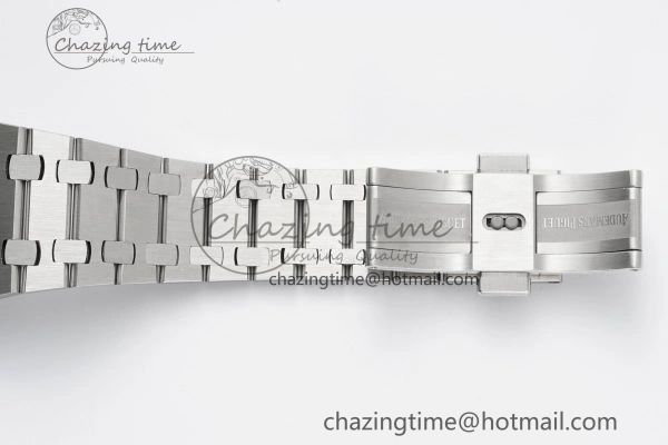 Unisex Royal Oak 39mm 16202 “50th Anniversary” SS ZF 1:1 Best Edition Blue Textured Dial on SS Bracelet A 4627