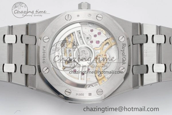 Royal Oak 39mm 16202 “50th Anniversary” SS ZF 1:1 Best Edition Green Textured Dial on SS Bracelet A Durable 4630