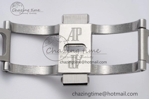 Royal Oak 39mm 16202 “50th Anniversary” SS ZF 1:1 Best Edition Green Textured Dial on SS Bracelet A Durable 4630