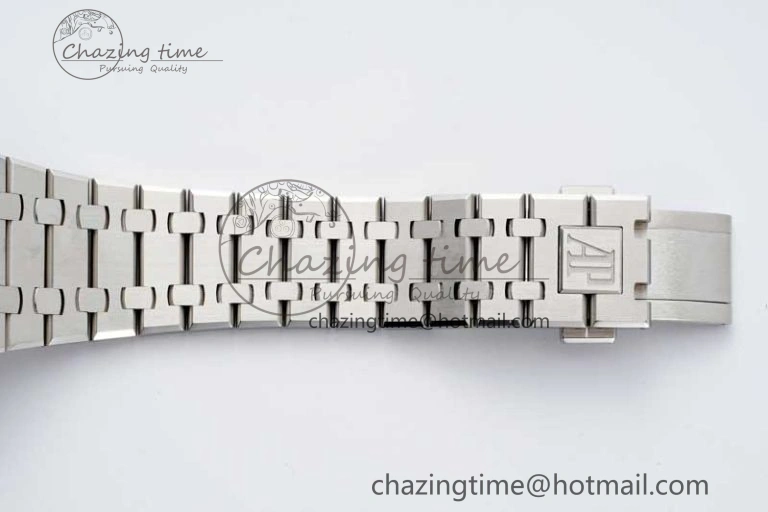 Royal Oak 41mm 1017 ALYX 9SM SS APSF Best Edition Silver Dial on SS Bracelet SA3120 Super Clone WrinkleFree 4626