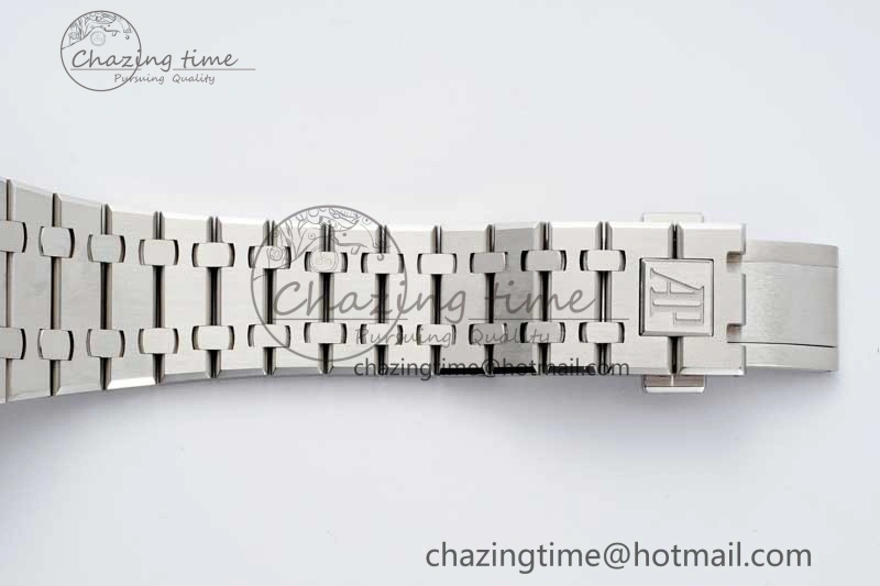 Royal Oak 41mm 1017 ALYX 9SM SS APSF Best Edition Silver Dial on SS Bracelet SA3120 Super Clone WrinkleFree 4626