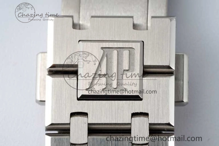 Royal Oak 41mm 1017 ALYX 9SM SS APSF Best Edition Silver Dial on SS Bracelet SA3120 Super Clone WrinkleFree 4626