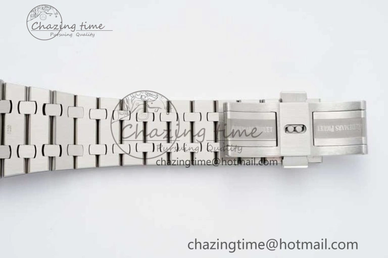 Royal Oak 41mm 1017 ALYX 9SM SS APSF Best Edition Silver Dial on SS Bracelet SA3120 Super Clone WrinkleFree 4626