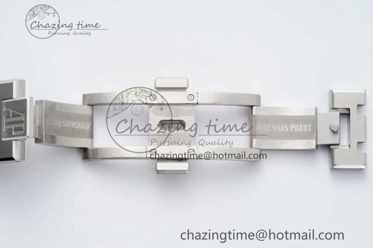 Royal Oak 41mm 1017 ALYX 9SM SS APSF Best Edition Silver Dial on SS Bracelet SA3120 Super Clone WrinkleFree 4626