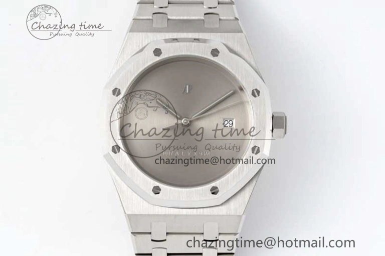 Royal Oak 41mm 1017 ALYX 9SM SS APSF Best Edition Silver Dial on SS Bracelet SA3120 Super Clone WrinkleFree 4626