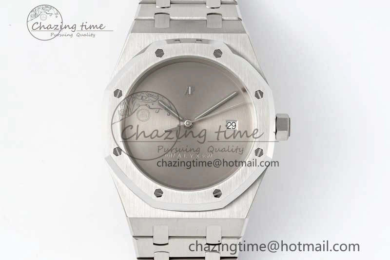 Royal Oak 41mm 1017 ALYX 9SM SS APSF Best Edition Silver Dial on SS Bracelet SA3120 Super Clone WrinkleFree 4626