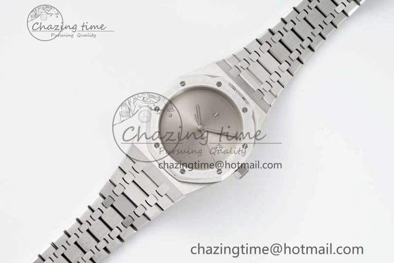 Royal Oak 41mm 1017 ALYX 9SM SS APSF Best Edition Silver Dial on SS Bracelet SA3120 Super Clone WrinkleFree 4626