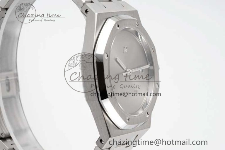 Royal Oak 41mm 1017 ALYX 9SM SS APSF Best Edition Silver Dial on SS Bracelet SA3120 Super Clone WrinkleFree 4626