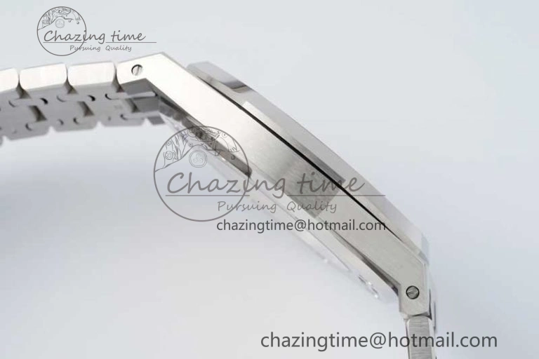Royal Oak 41mm 1017 ALYX 9SM SS APSF Best Edition Silver Dial on SS Bracelet SA3120 Super Clone WrinkleFree 4626