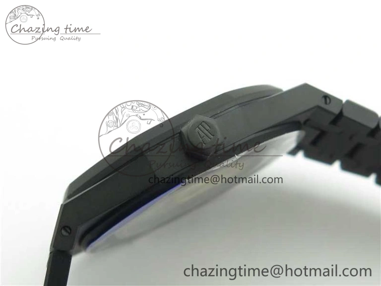 Royal Oak 41mm 15400 DLC ZF 1:1 Best Edition Gray Textured Dial on SS Bracelet A3120 (Free Box) FastDry 4824