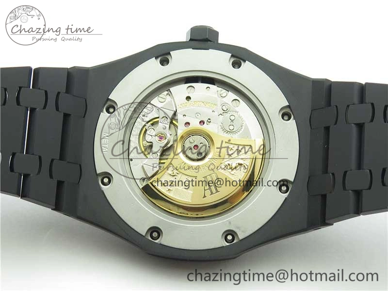 Royal Oak 41mm 15400 DLC ZF 1:1 Best Edition Gray Textured Dial on SS Bracelet A3120 (Free Box) FastDry 4824