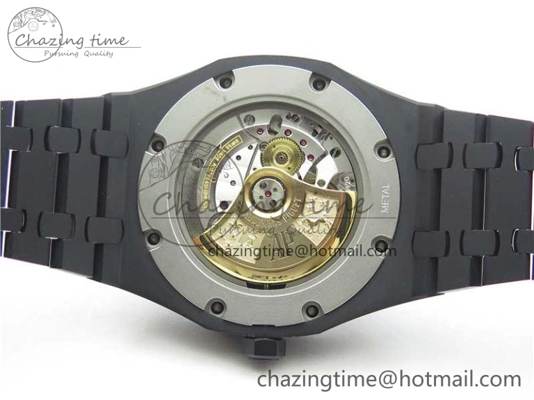 Royal Oak 41mm 15400 DLC ZF 1:1 Best Edition Gray Textured Dial on SS Bracelet A3120 (Free Box) FastDry 4824