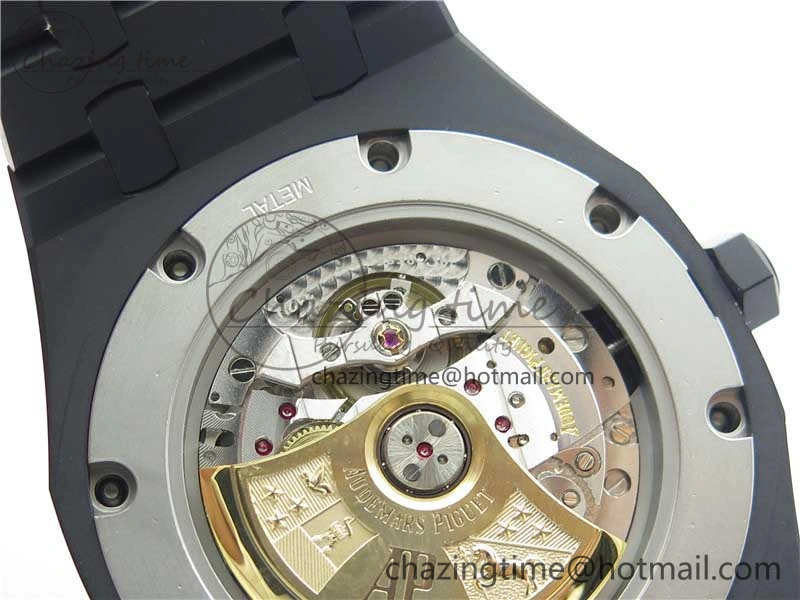 Royal Oak 41mm 15400 DLC ZF 1:1 Best Edition Gray Textured Dial on SS Bracelet A3120 (Free Box) FastDry 4824