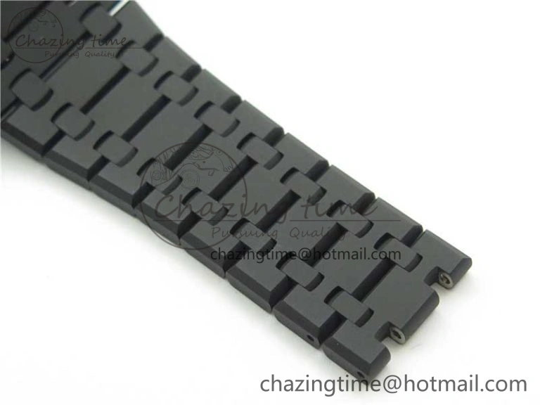Royal Oak 41mm 15400 DLC ZF 1:1 Best Edition Gray Textured Dial on SS Bracelet A3120 (Free Box) FastDry 4824