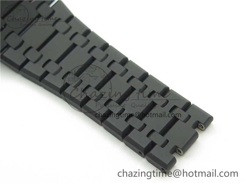 Royal Oak 41mm 15400 DLC ZF 1:1 Best Edition Gray Textured Dial on SS Bracelet A3120 (Free Box) FastDry 4824