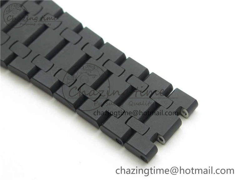 Royal Oak 41mm 15400 DLC ZF 1:1 Best Edition Gray Textured Dial on SS Bracelet A3120 (Free Box) FastDry 4824