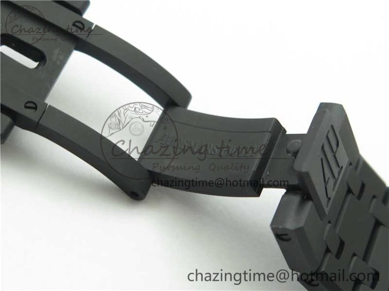 Royal Oak 41mm 15400 DLC ZF 1:1 Best Edition Gray Textured Dial on SS Bracelet A3120 (Free Box) FastDry 4824