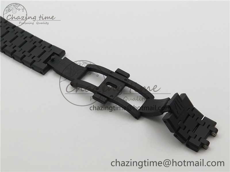 Royal Oak 41mm 15400 DLC ZF 1:1 Best Edition Gray Textured Dial on SS Bracelet A3120 (Free Box) FastDry 4824