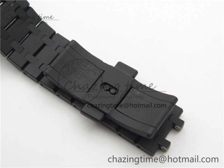 Royal Oak 41mm 15400 DLC ZF 1:1 Best Edition Gray Textured Dial on SS Bracelet A3120 (Free Box) FastDry 4824