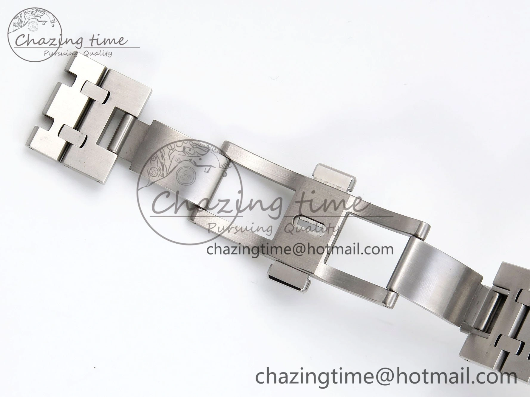 Resilient Royal Oak 41mm 15400 Frosted SS IPF 1:1 Best Edition Blue Textured Dial on SS Bracelet SA3120 Super Clone 4468