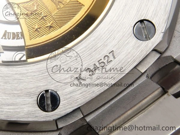 Resilient Royal Oak 41mm 15400 Frosted SS IPF 1:1 Best Edition Blue Textured Dial on SS Bracelet SA3120 Super Clone 4468