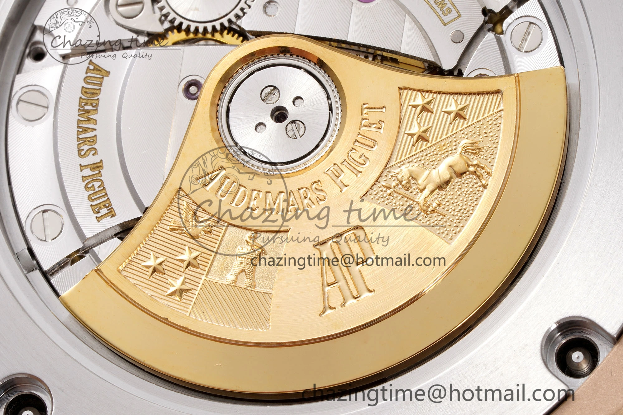 Royal Oak 41mm 15400 RG APSF 1:1 Best Edition Black Textured Dial on RG Bracelet SA3120 Super Clone V Cozy 4591