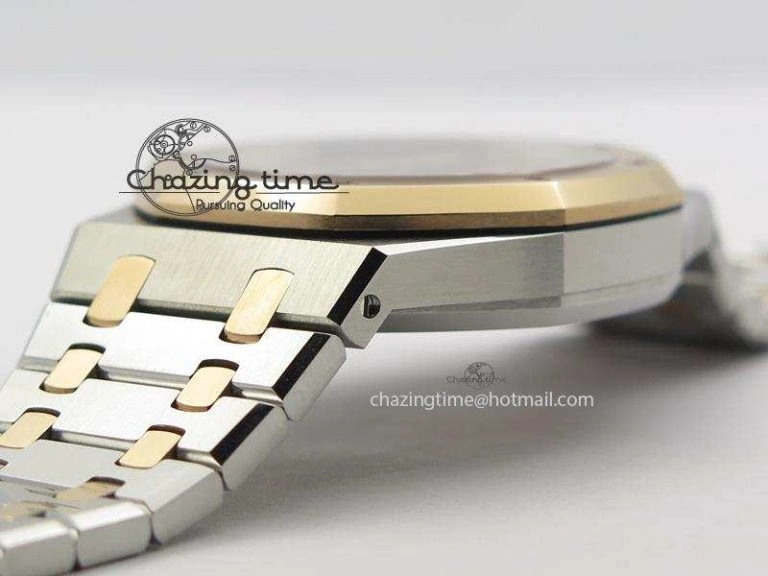 ComfortFit Royal Oak 41mm 15400 RG Bezel JF 1:1 Best Edition Silver Dial On SS RG Bracelet A 5084