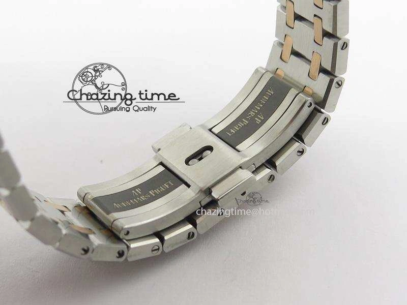 ComfortFit Royal Oak 41mm 15400 RG Bezel JF 1:1 Best Edition Silver Dial On SS RG Bracelet A 5084
