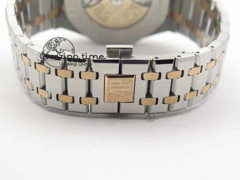 ComfortFit Royal Oak 41mm 15400 RG Bezel JF 1:1 Best Edition Silver Dial On SS RG Bracelet A 5084