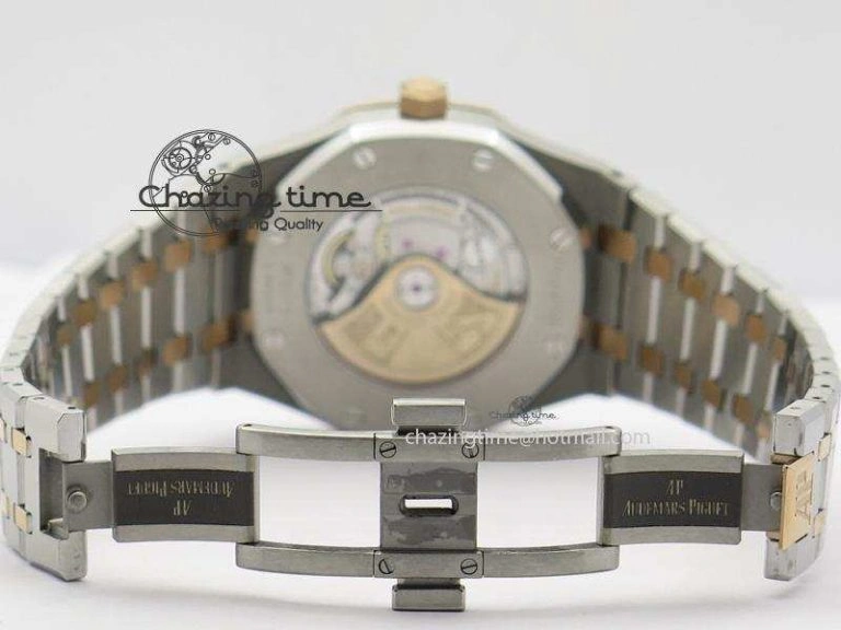 ComfortFit Royal Oak 41mm 15400 RG Bezel JF 1:1 Best Edition Silver Dial On SS RG Bracelet A 5084
