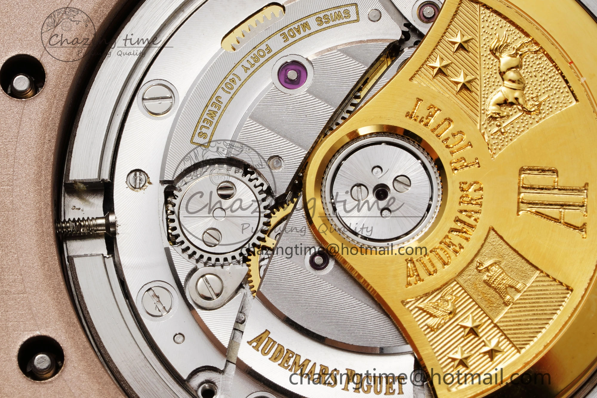 Royal Oak 41mm 15400 RG IPF 1:1 Best Edition White Textured Dial on RG Bracelet SA3120 Super Clone OdorResistant 4685