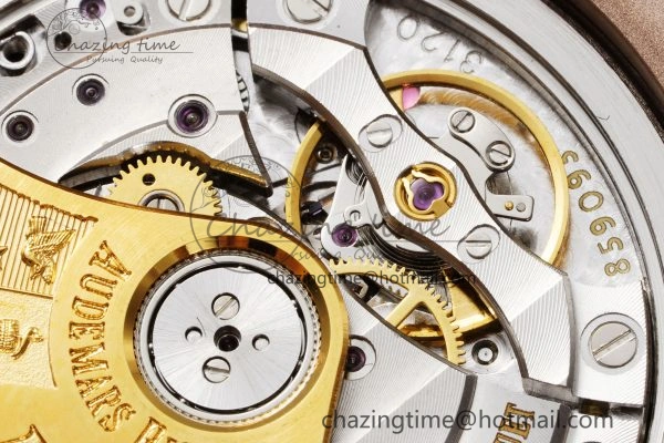 Royal Oak 41mm 15400 RG IPF 1:1 Best Edition White Textured Dial on RG Bracelet SA3120 Super Clone OdorResistant 4685