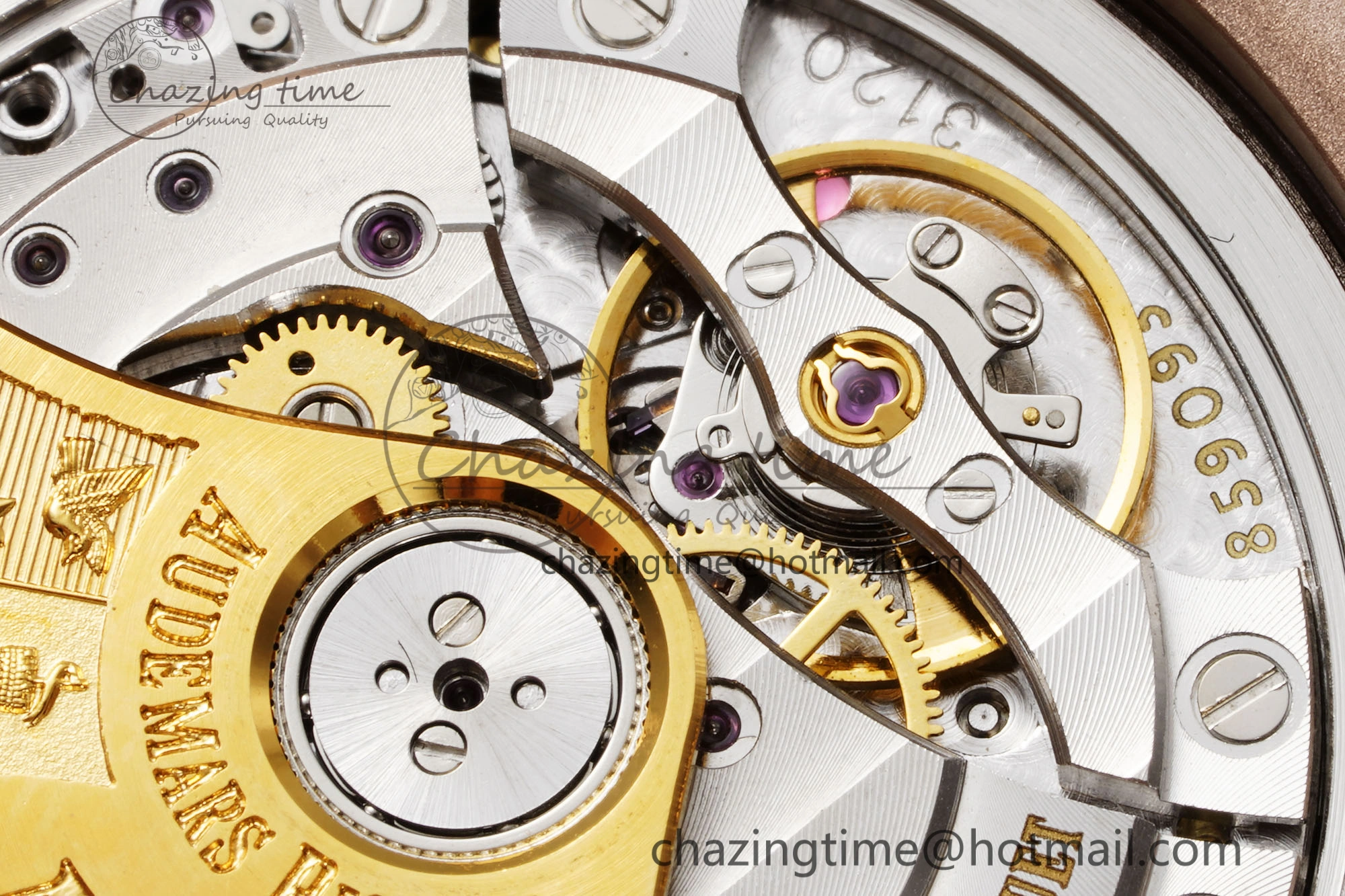 Royal Oak 41mm 15400 RG IPF 1:1 Best Edition White Textured Dial on RG Bracelet SA3120 Super Clone OdorResistant 4685