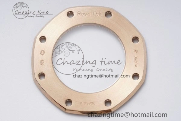 Royal Oak 41mm 15400 RG IPF 1:1 Best Edition White Textured Dial on RG Bracelet SA3120 Super Clone OdorResistant 4685