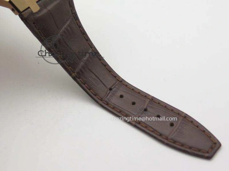 Trendsetting Royal Oak 41mm 15400 RG JF 1:1 Best Edition Silver Dial On Brown Leather Strap A 5107