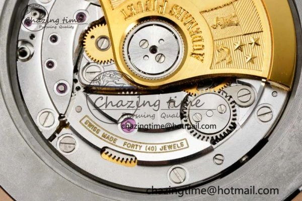 Royal Oak 41mm 15400 RG ZF 1:1 Best Edition Black Textured Dial on RG Bracelet V2 SA3120 Super Clone Youthful 4748