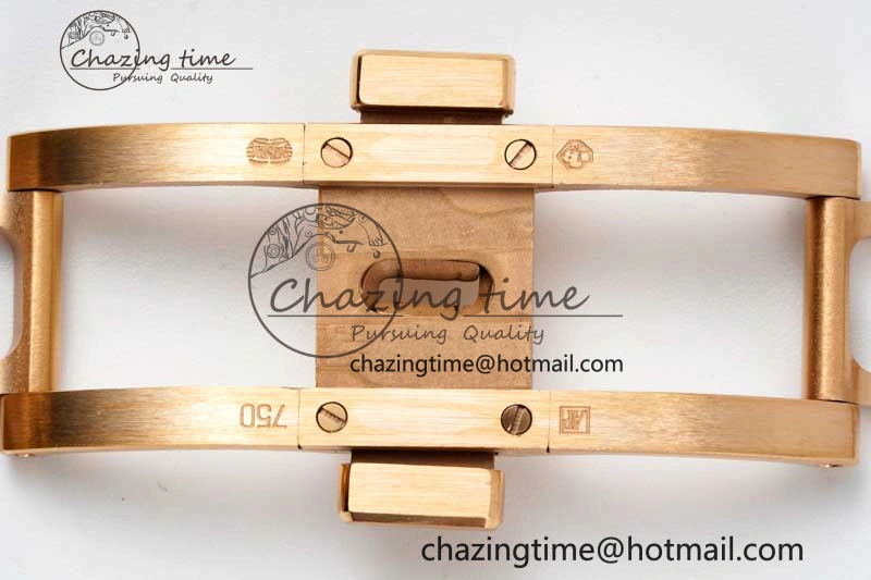 Reliable Royal Oak 41mm 15400 RG ZF 1:1 Best Edition White Textured Dial on RG Bracelet V2 SA3120 Super Clone 4746