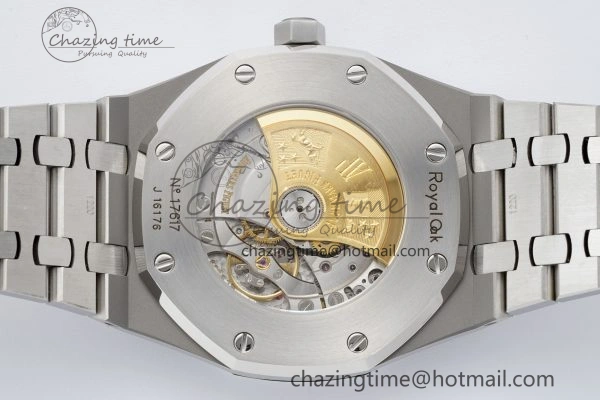 Royal Oak 41mm 15400 SS APSF 1:1 Best Edition Black Textured Dial on SS Bracelet A3120 Super Clone V NewStyle 4728