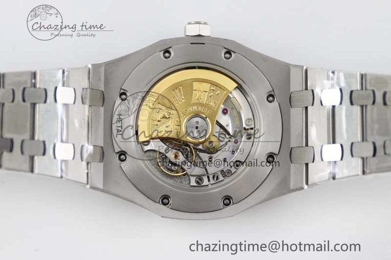 Royal Oak 41mm 15400 SS APSF 1:1 Best Edition Black Textured Dial on SS Bracelet A3120 Super Clone Supportive 4780