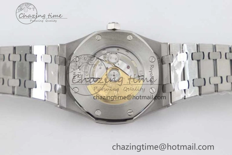 Royal Oak 41mm 15400 SS APSF 1:1 Best Edition Blue Textured Dial on SS Bracelet A3120 Super Clone Premium 4776