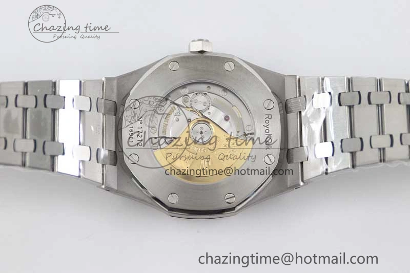 Royal Oak 41mm 15400 SS APSF 1:1 Best Edition Blue Textured Dial on SS Bracelet A3120 Super Clone Premium 4776