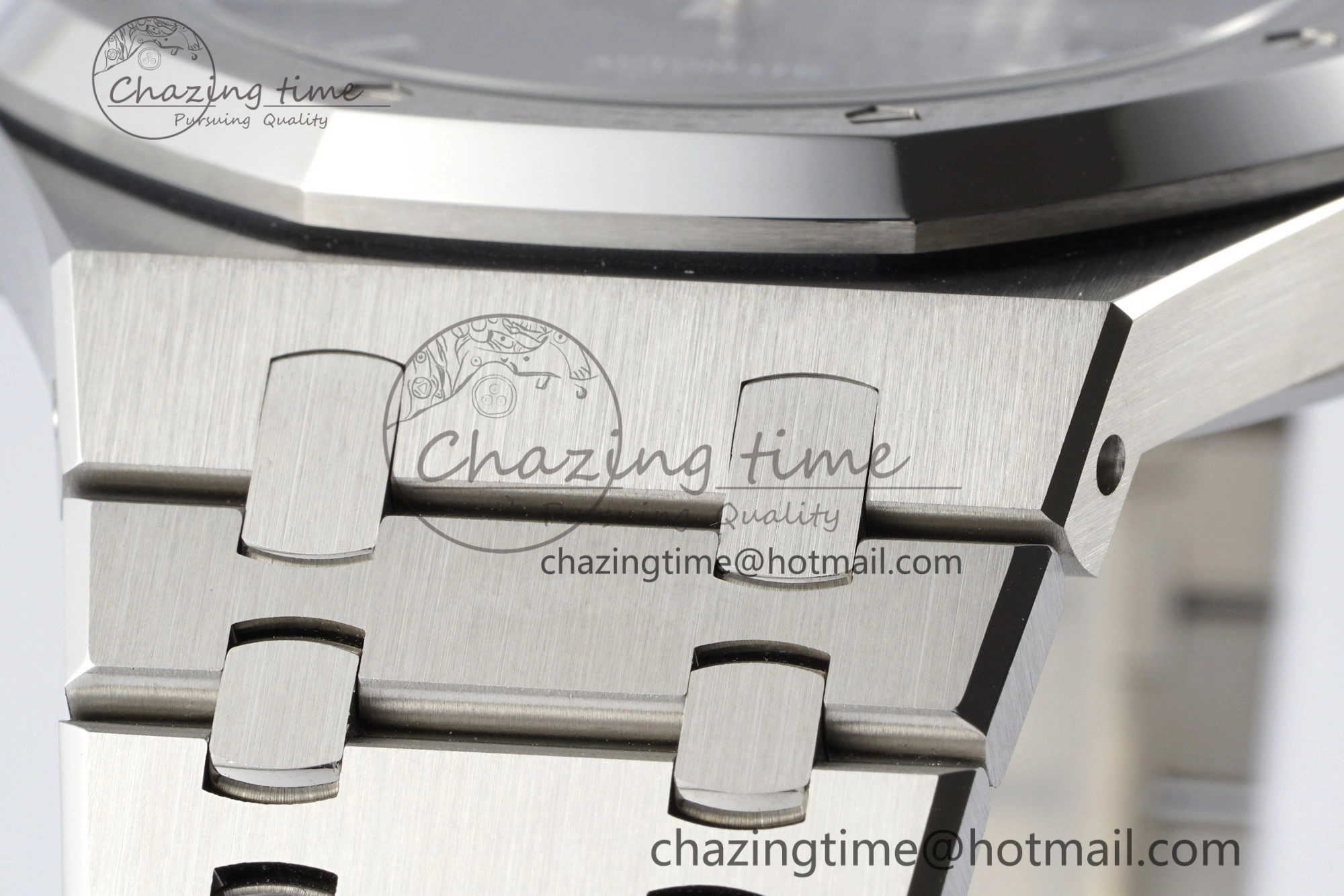 RelaxedFit Royal Oak 41mm 15400 SS APSF 1:1 Best Edition Gray Textured Dial on SS Bracelet A3120 Super Clone V 4730