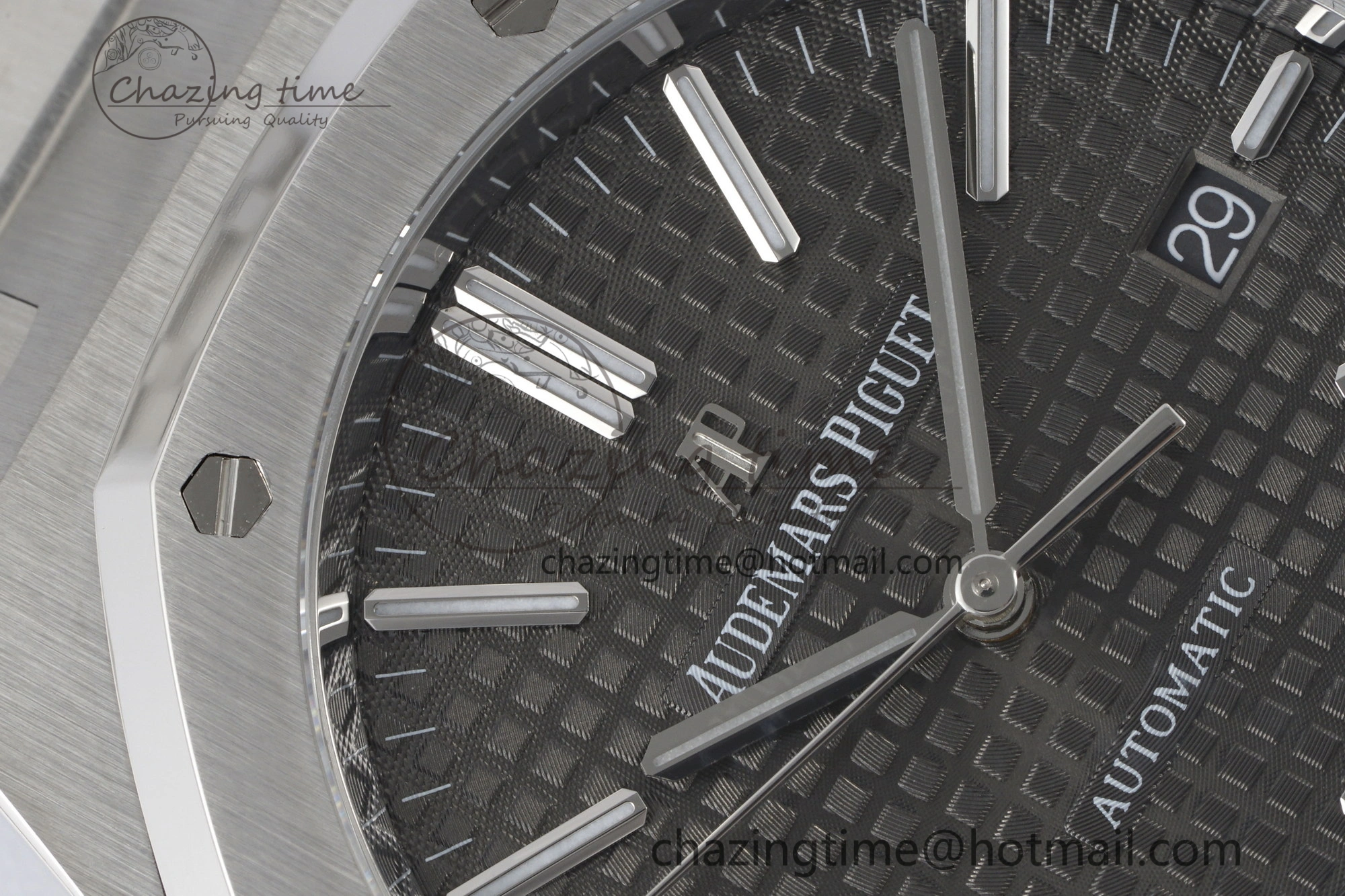 RelaxedFit Royal Oak 41mm 15400 SS APSF 1:1 Best Edition Gray Textured Dial on SS Bracelet A3120 Super Clone V 4730