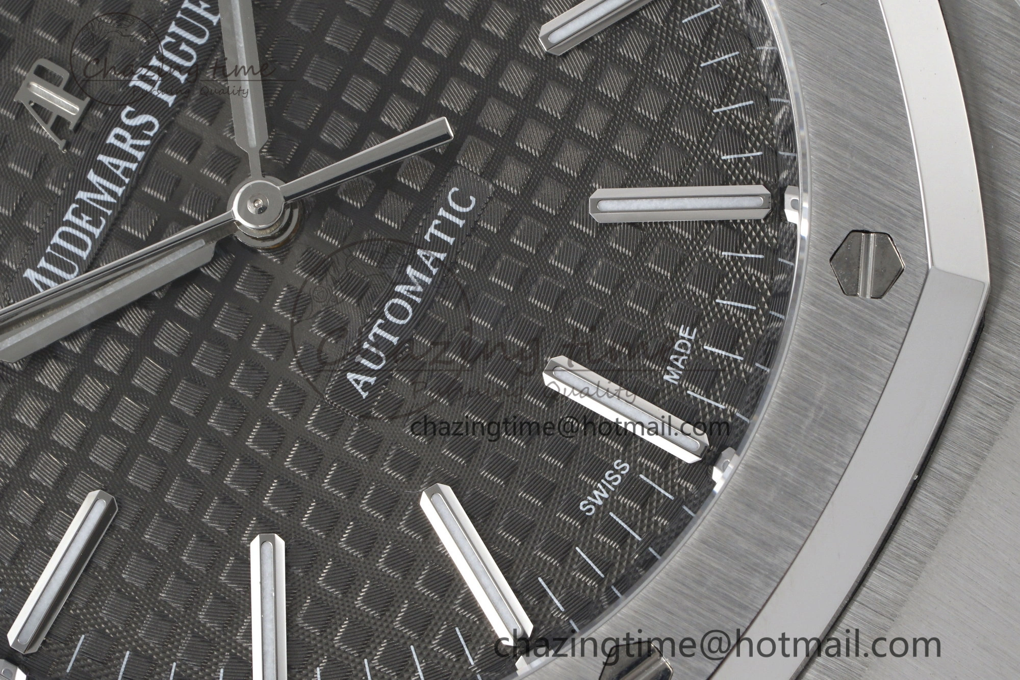 RelaxedFit Royal Oak 41mm 15400 SS APSF 1:1 Best Edition Gray Textured Dial on SS Bracelet A3120 Super Clone V 4730