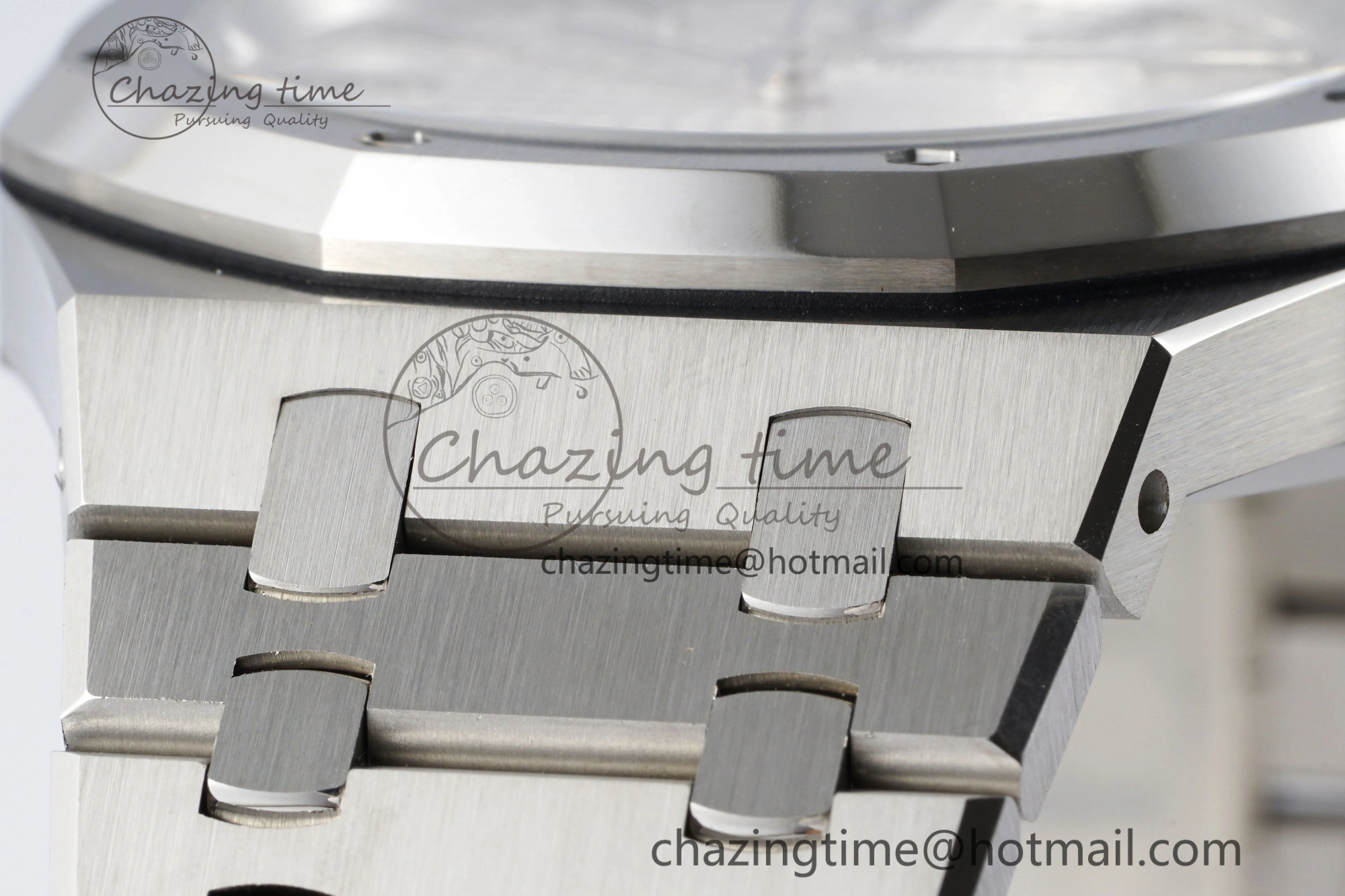 Cozy Royal Oak 41mm 15400 SS APSF 1:1 Best Edition White Textured Dial on SS Bracelet A3120 Super Clone V 4729